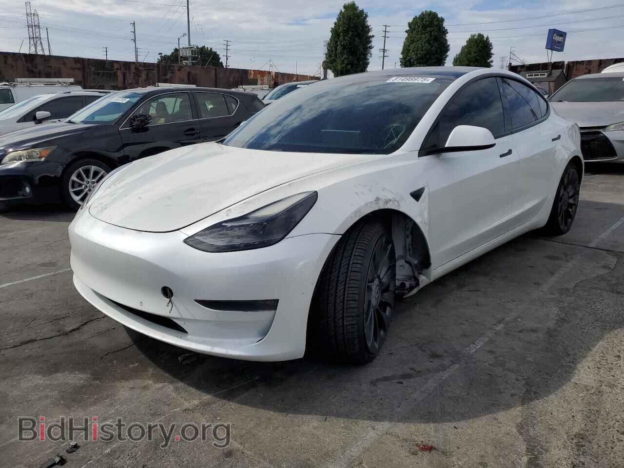 Photo 5YJ3E1EC8MF071557 - TESLA MODEL 3 2021