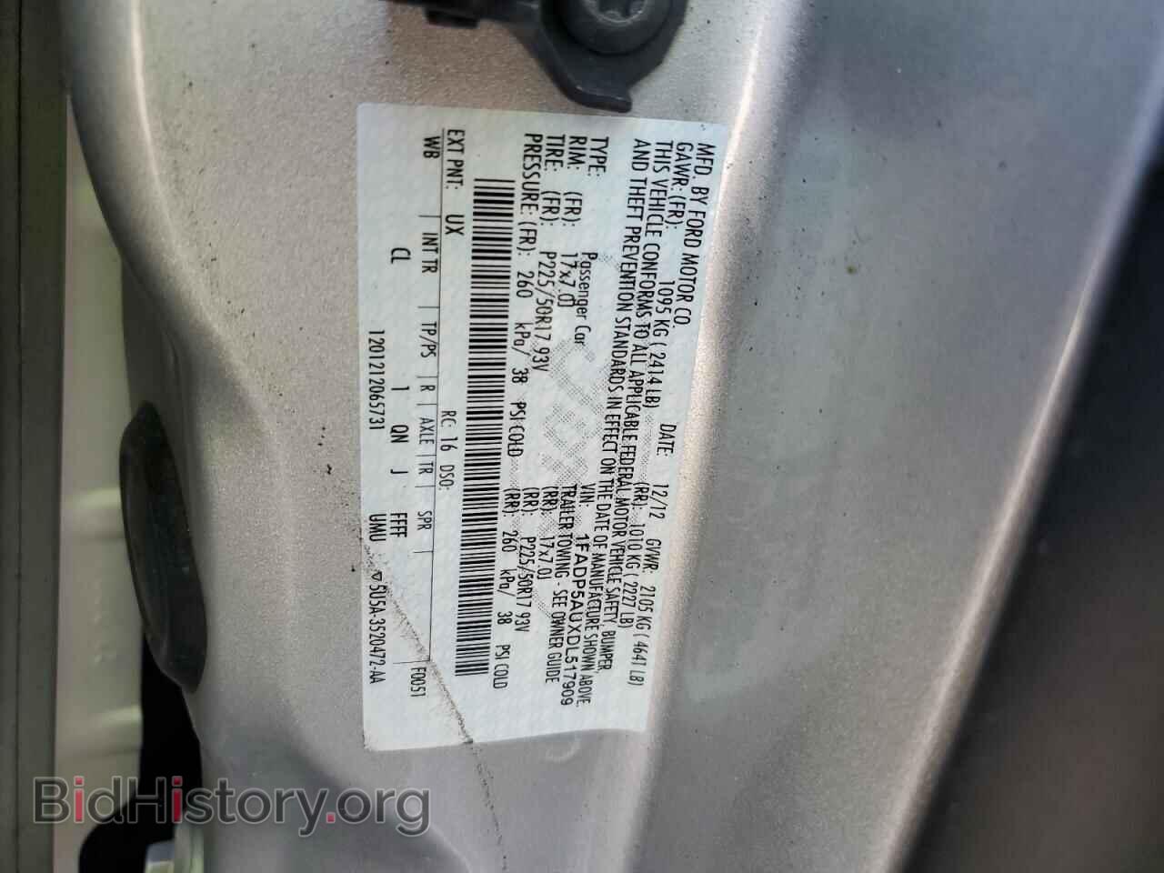 2013 FORD CMAX - VIN: 1FADP5AUXDL517909 - Photo 13