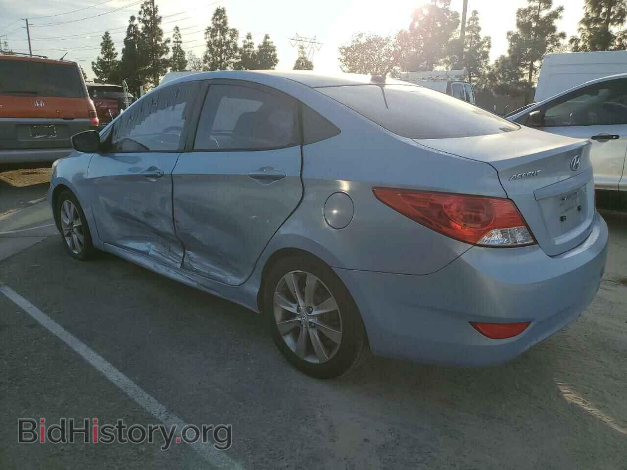 2012 HYUNDAI ACCENT - VIN: KMHCU4AE0CU057309 - Фото 2
