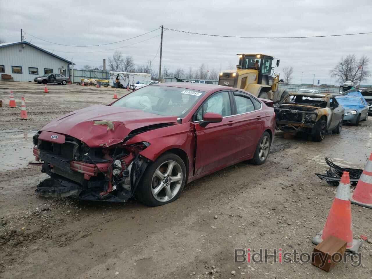 Photo 3FA6P0G72GR338993 - FORD FUSION 2016