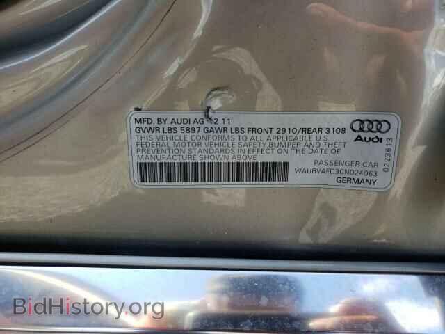2012 AUDI A8 - VIN: WAURVAFD3CN024063 - Photo 12