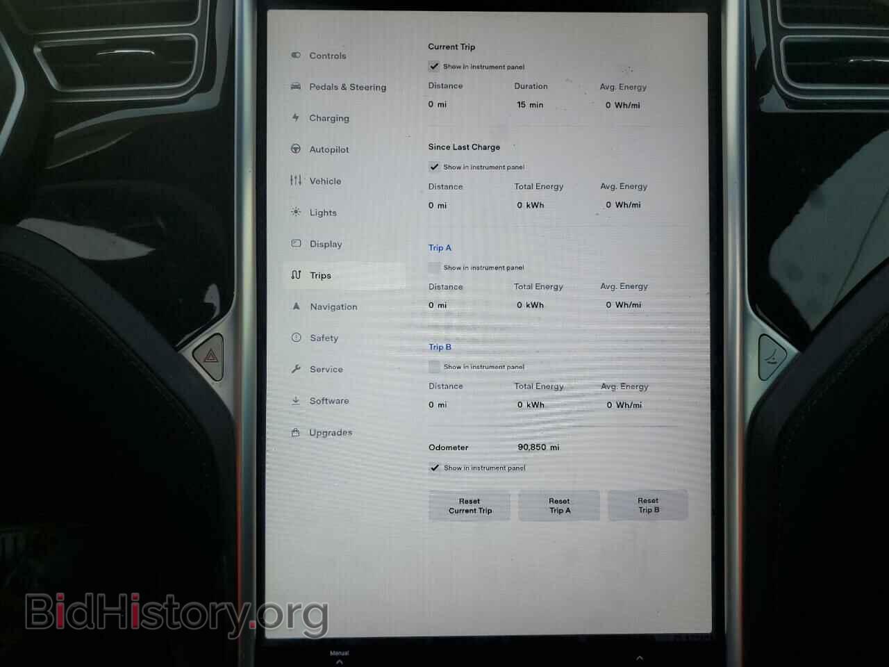 2017 TESLA MODEL S - VIN: 5YJSA1E25HF181874 - Фото 9