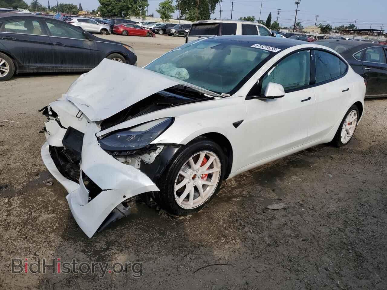 Photo 5YJ3E1EA1MF940403 - TESLA MODEL 3 2021
