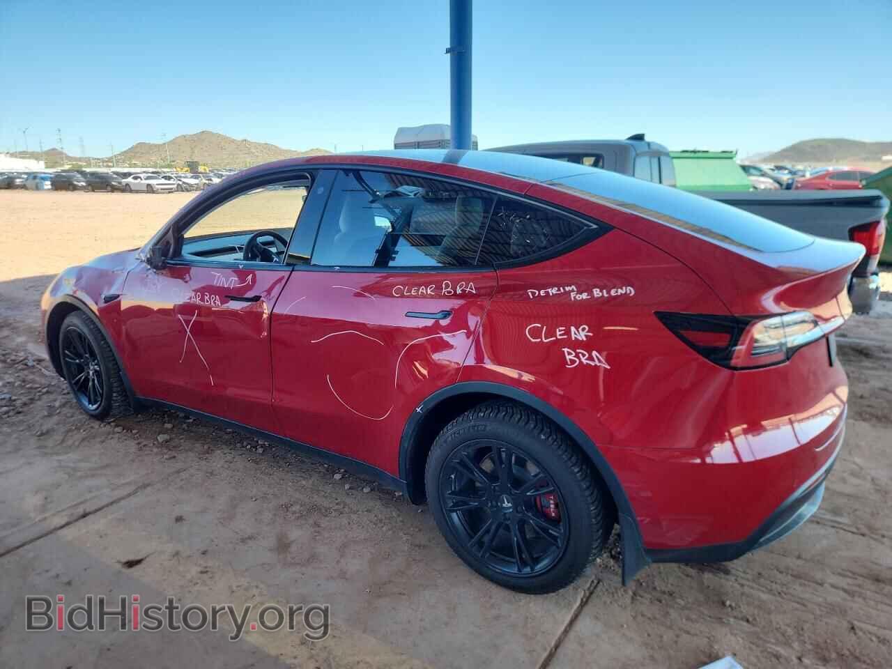 2022 TESLA MODEL Y - VIN: 7SAYGDEE2NF355581 - Фото 2