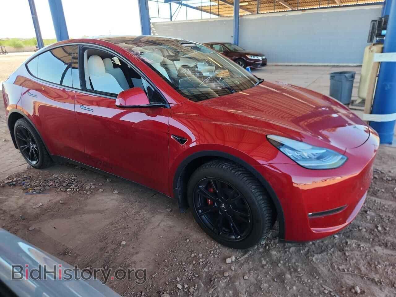 2022 TESLA MODEL Y - VIN: 7SAYGDEE2NF355581 - Фото 4
