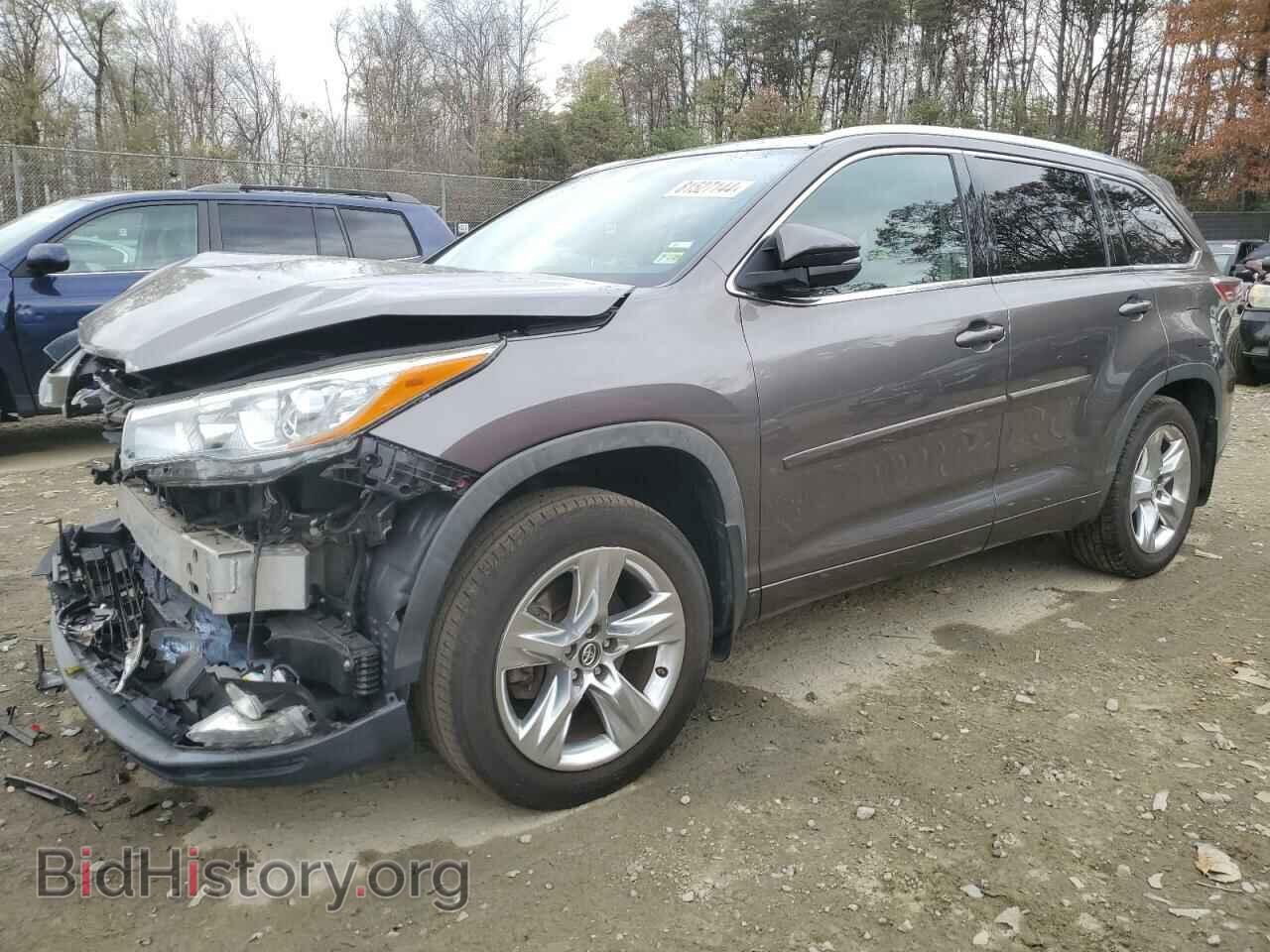 Фотография 5TDDKRFH6GS306432 - TOYOTA HIGHLANDER 2016