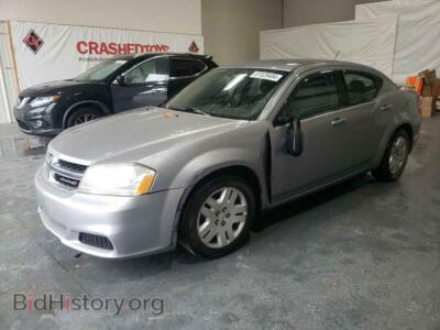 2013 Dodge AVENGER SE, серебристый — VIN 1C3CDZAG2DN770750, Copart