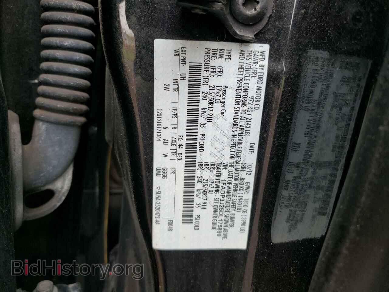 2013 FORD FOCUS - VIN: 1FADP3J25DL175899 - Photo 12