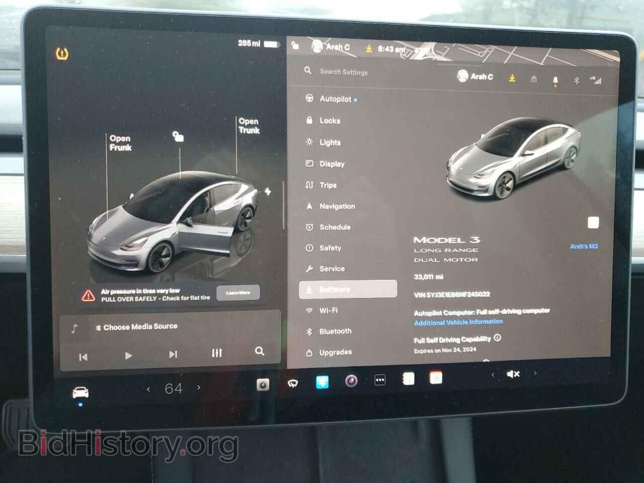 2022 TESLA MODEL 3 - VIN: 5YJ3E1EB6NF245022 - Фото 9
