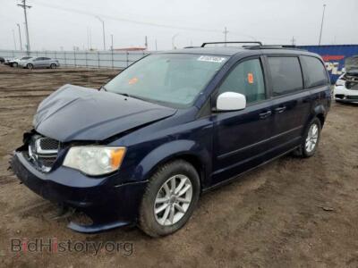 2014 Dodge CARAVAN Grand Cara, blue — VIN 2C4RDGCG5ER120810, Copart
