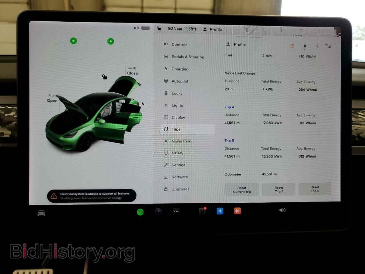 2022 TESLA MODEL Y - VIN: 7SAYGDEF2NF326249 - Фото 9