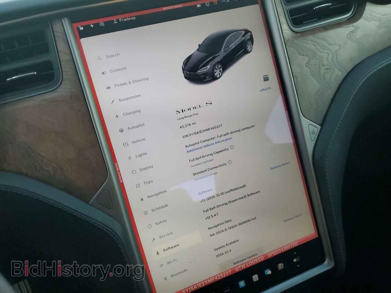 2021 TESLA MODEL S - VIN: 5YJSA1E2XMF425237 - Photo 9