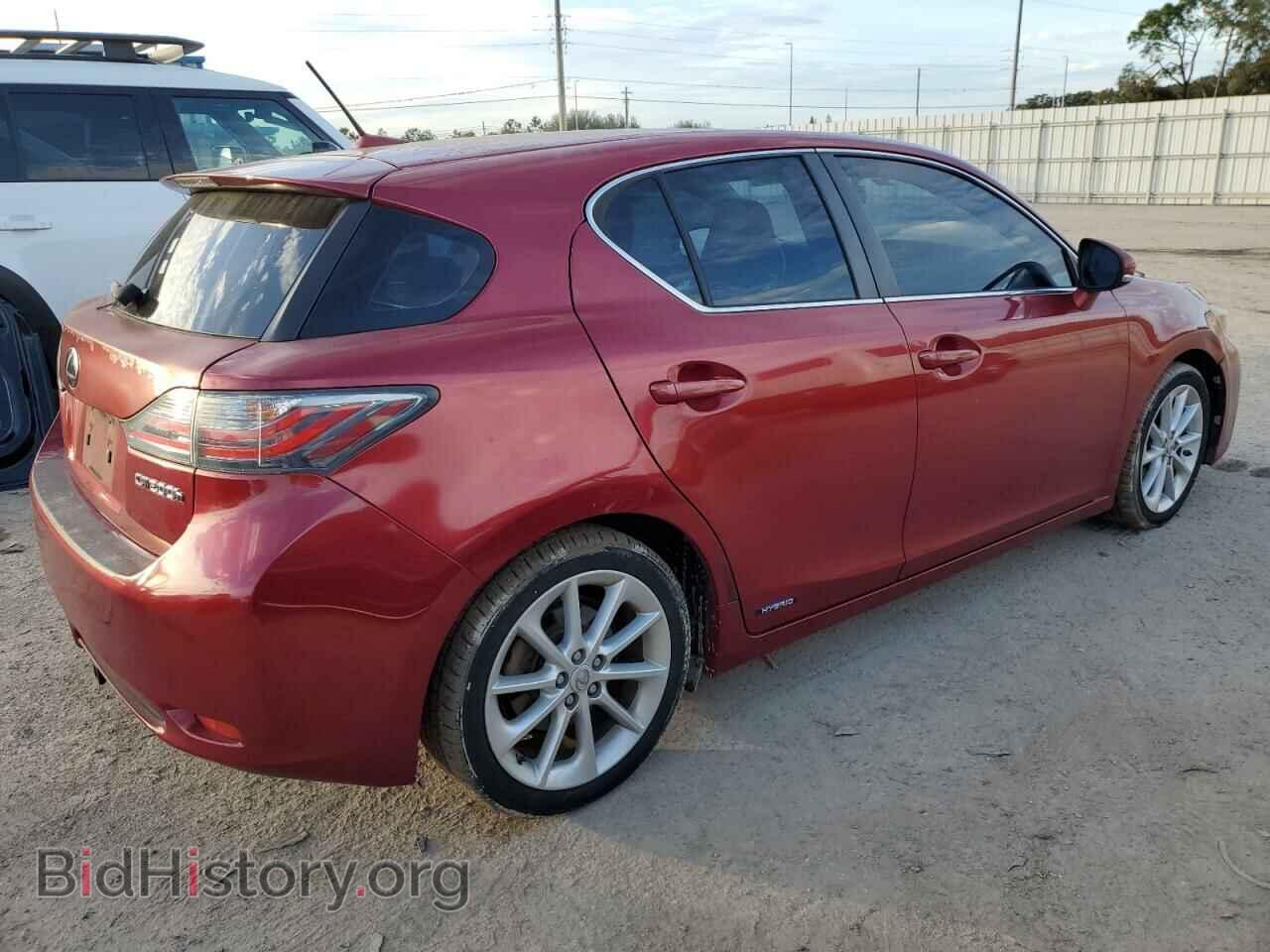 2012 LEXUS CT 200 - VIN: JTHKD5BH7C2108152 - Фото 3