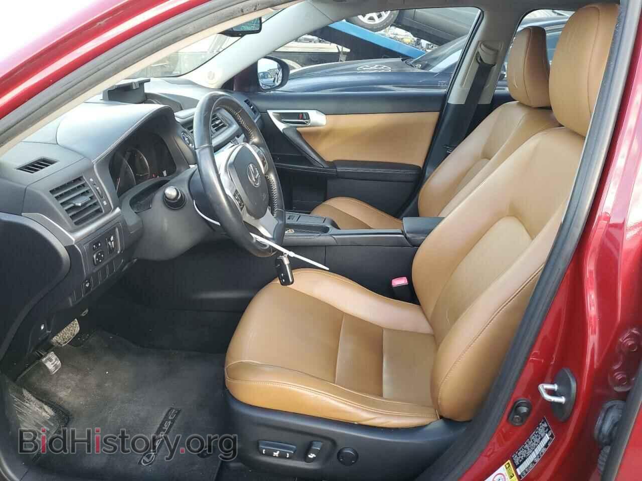 2012 LEXUS CT 200 - VIN: JTHKD5BH7C2108152 - Фото 7