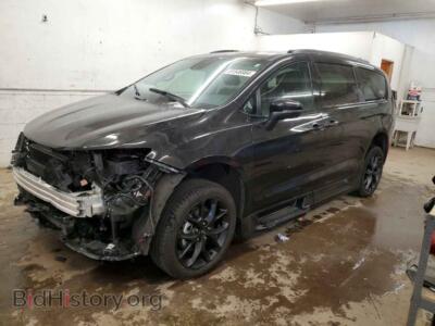 2023 Chrysler PACIFICA Touring L, черный — VIN 2C4RC1BG1PR537488, Copart