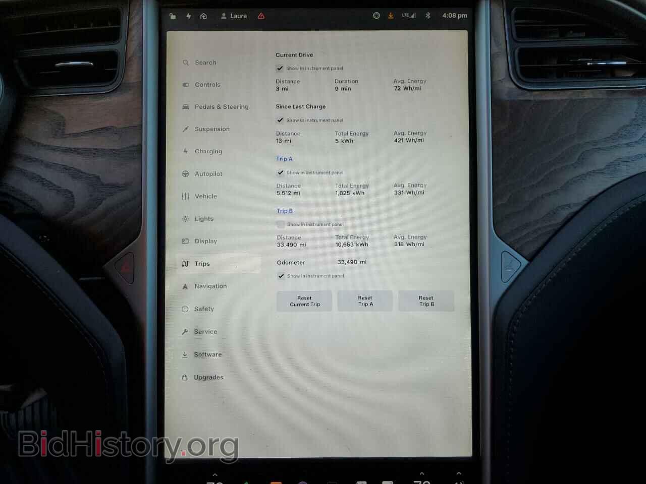 2018 TESLA MODEL S - VIN: 5YJSA1E25JF297680 - Фото 9