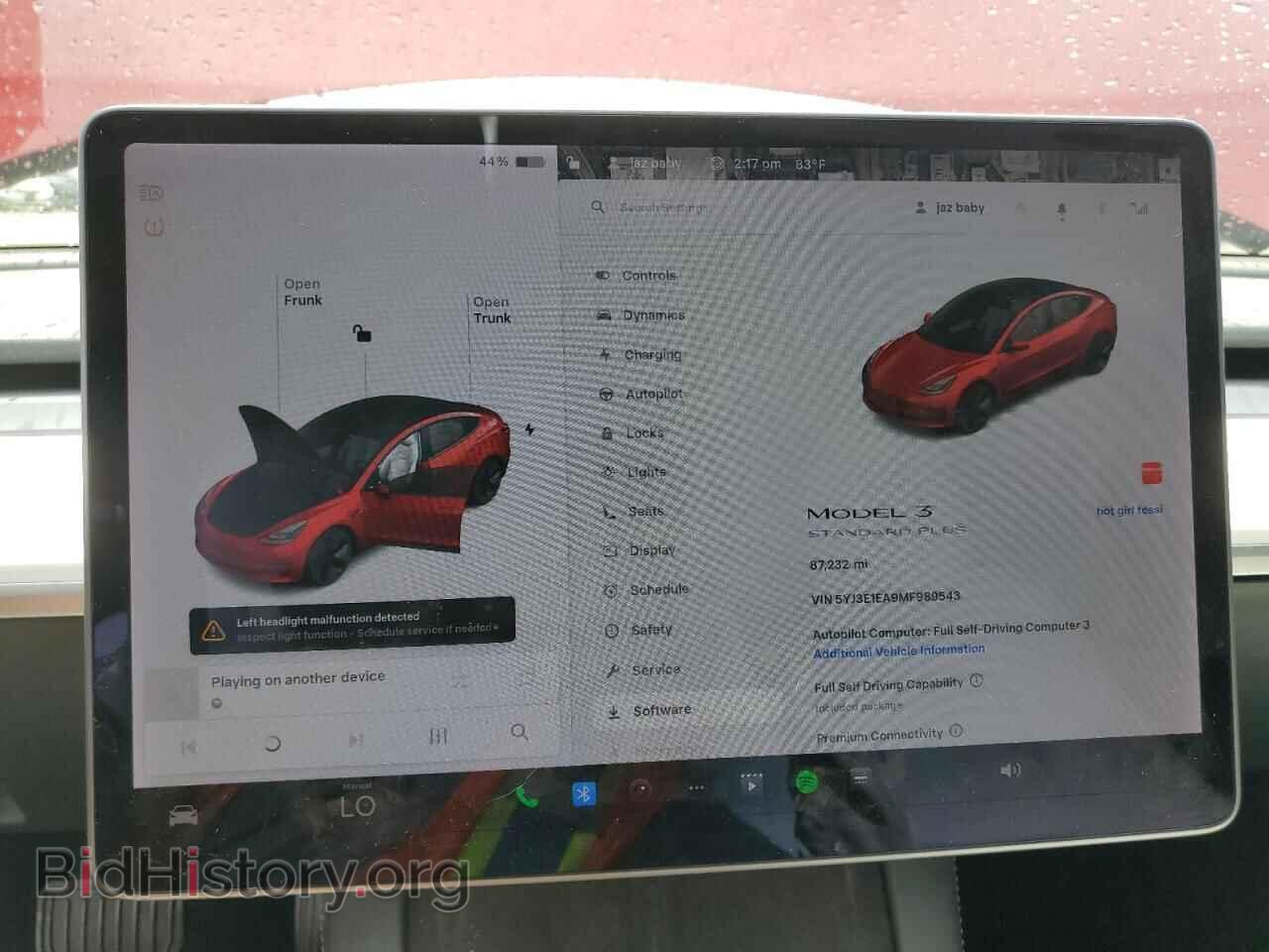 2021 TESLA MODEL 3 - VIN: 5YJ3E1EA9MF989543 - Фото 9
