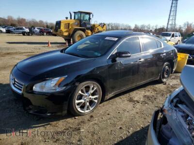 2012 Nissan MAXIMA S, черный — VIN 1N4AA5AP3CC835061, Copart