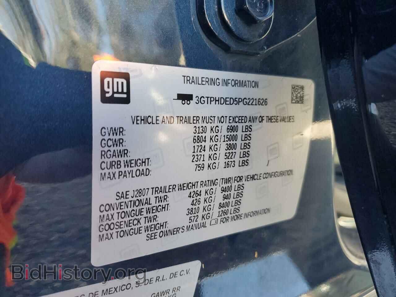 2023 GMC SIERRA - VIN: 3GTPHDED5PG221626 - Фото 13