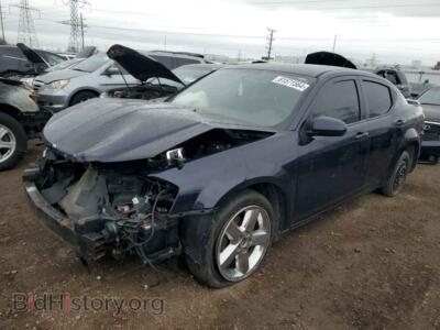 2013 Dodge AVENGER SXT, синий — VIN 1C3CDZCB6DN683032, Copart
