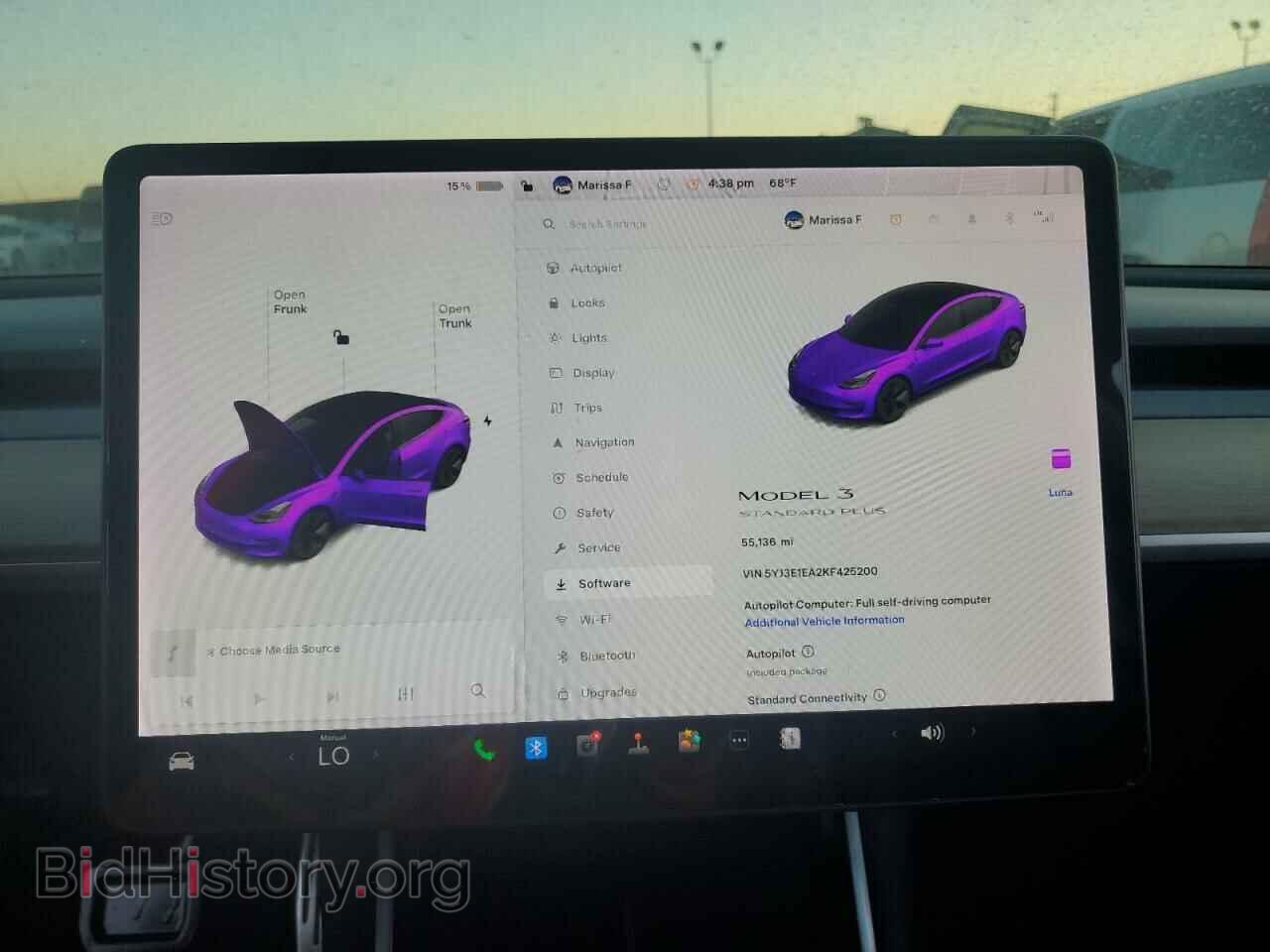 2019 TESLA MODEL 3 - VIN: 5YJ3E1EA2KF425200 - Фото 9