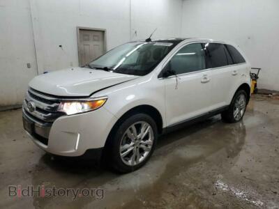 2014 Ford EDGE Limited, white — VIN 2FMDK3KC2EBA14245, Copart