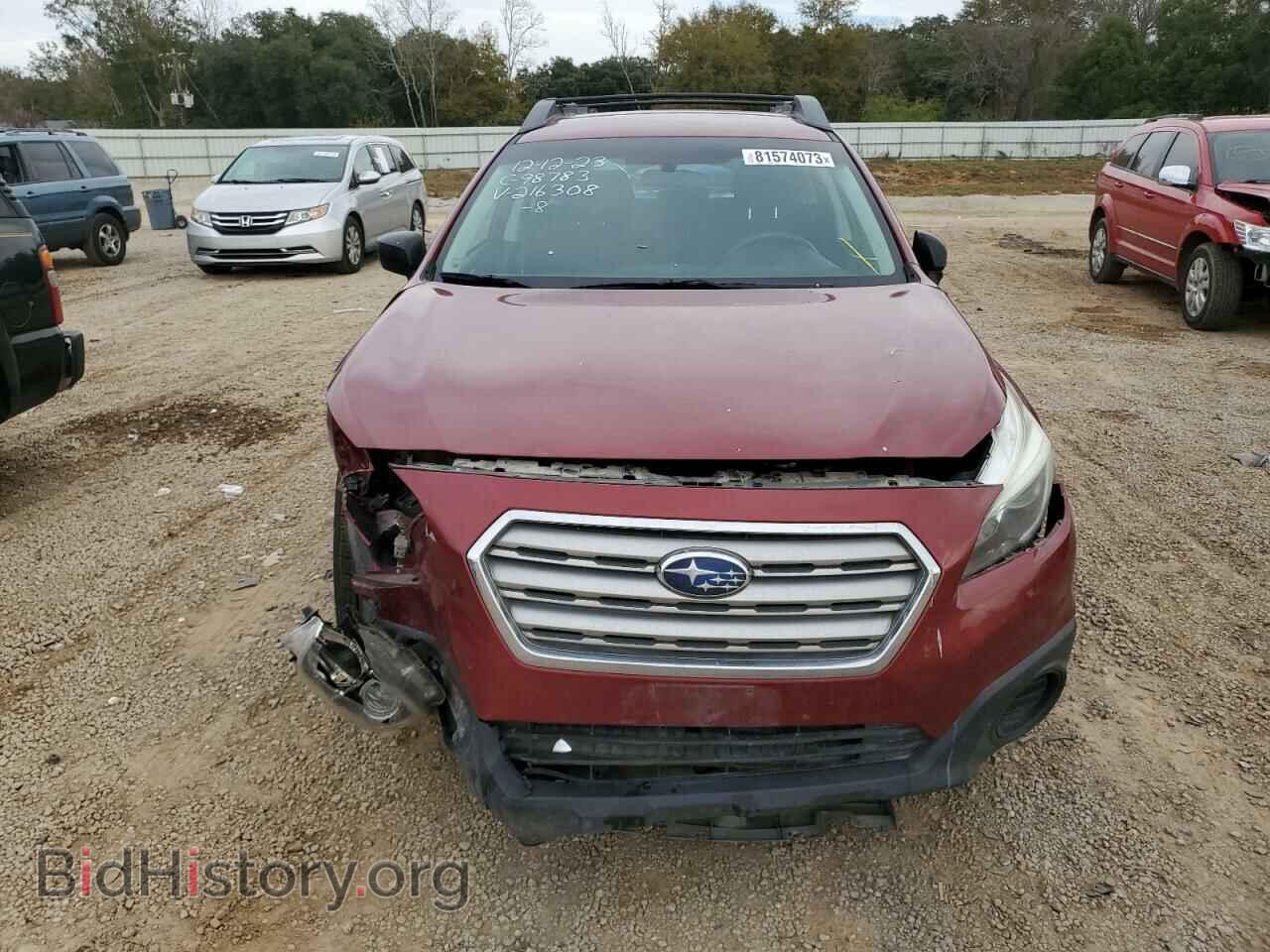 2015 SUBARU OUTBACK - VIN: 4S4BSBAC7F3216308 - Фото 5