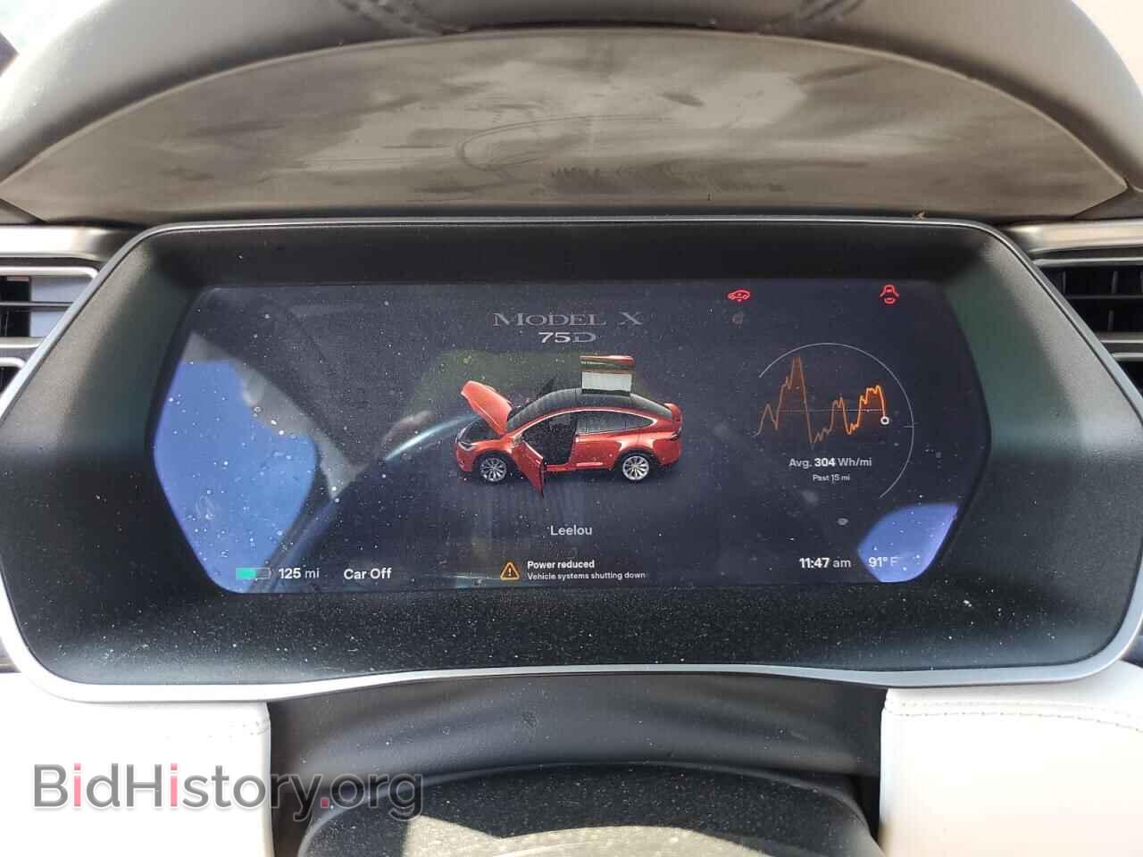 2017 TESLA MODEL X - VIN: 5YJXCDE28HF069782 - Photo 9