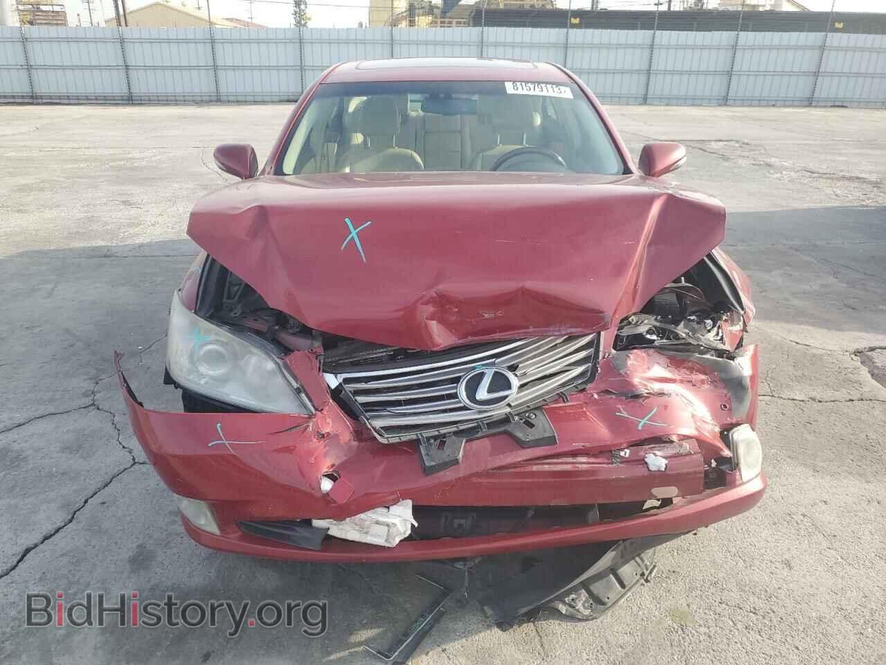 2011 LEXUS ES350 - VIN: JTHBK1EG5B2471307 - Фото 5