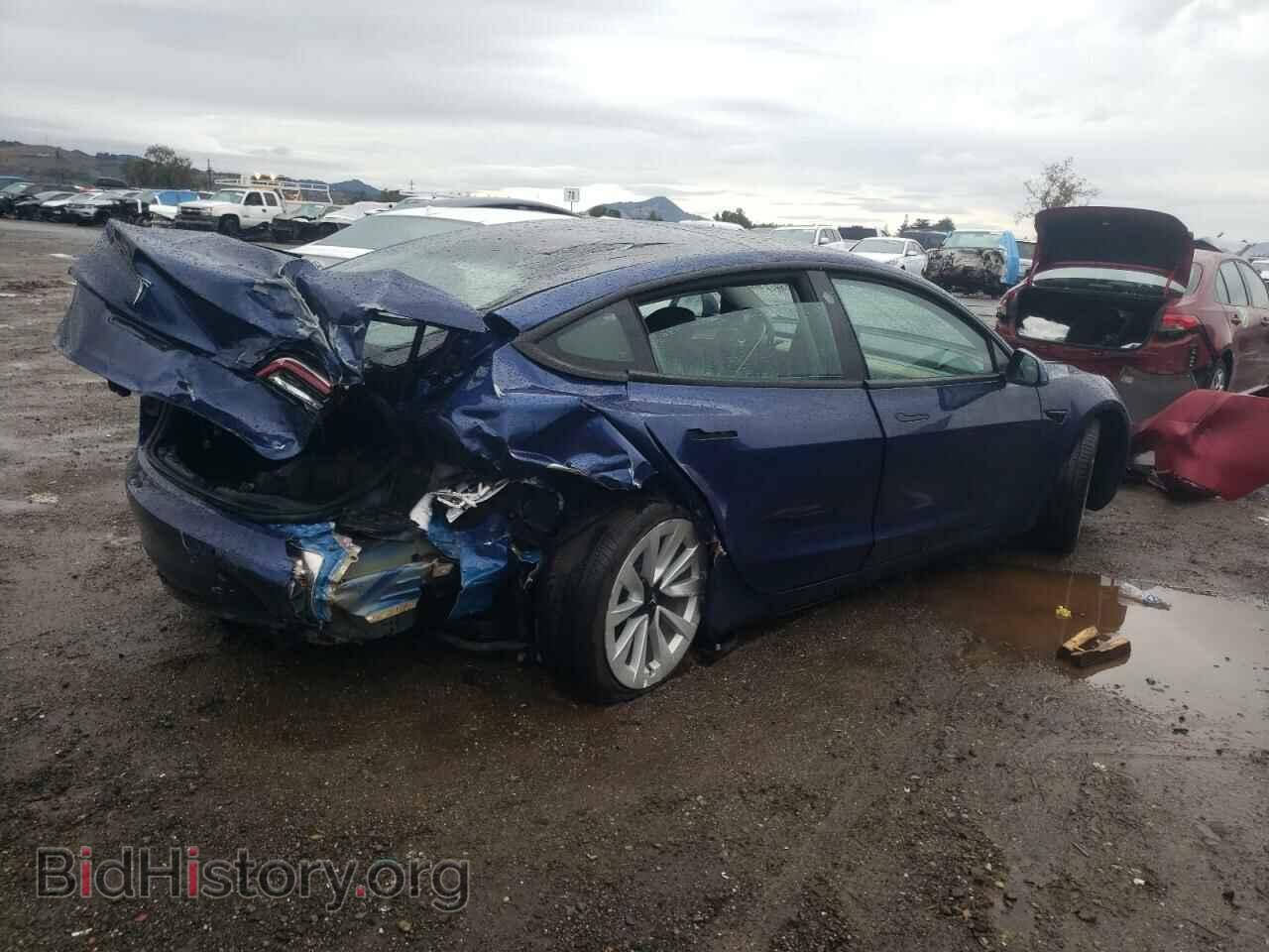 2022 TESLA MODEL 3 - VIN: 5YJ3E1EA8NF143454 - Photo 3