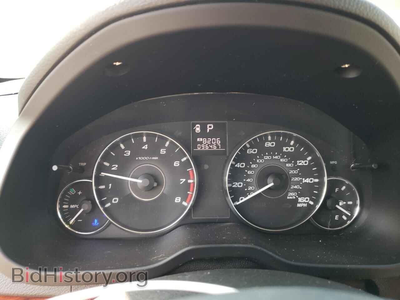 2012 SUBARU LEGACY - VIN: 4S3BMDK61C2024967 - Фото 9
