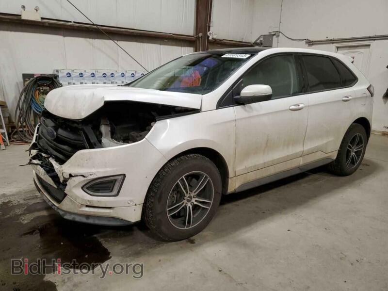 2015 Ford EDGE Edge Sport (VIN 2FMTK4AP6FBB57156) — photo 1 of 14, Copart, damage: front end