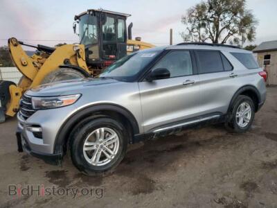 2023 Ford EXPLORER XLT, серебристый — VIN 1FMSK8DH2PGB60380, Copart