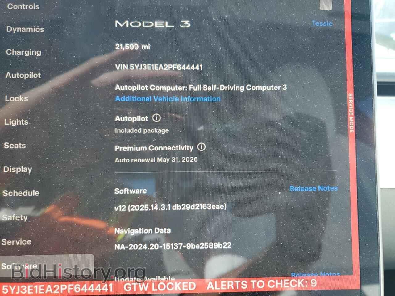 2023 TESLA MODEL 3 - VIN: 5YJ3E1EA2PF644441 - Фото 9