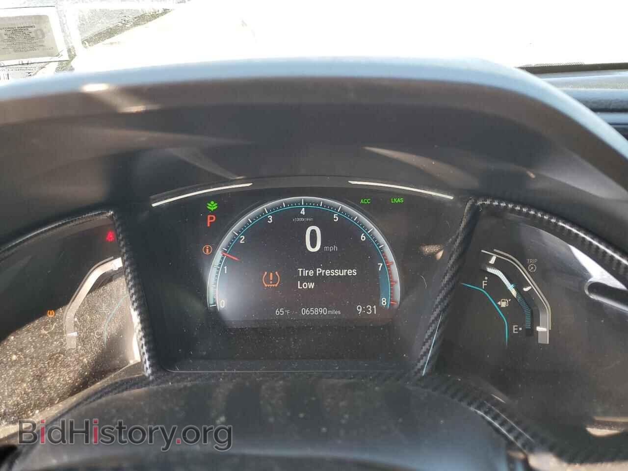 2019 HONDA CIVIC - VIN: 2HGFC2F6XKH594833 - Фото 9