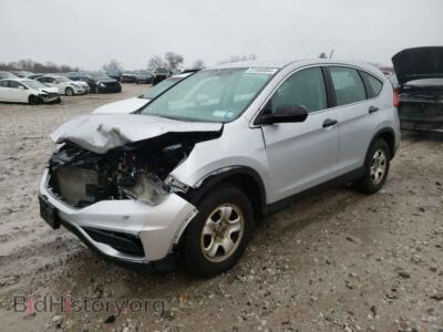 2015 Honda CRV LX, серебристый — VIN 2HKRM4H36FH613446, Copart