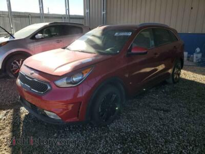 2019 Kia NIRO FE, red — VIN KNDCB3LC2K5350573, Copart