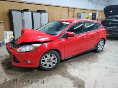 2012 Ford FOCUS SE, red — VIN 1FAHP3K28CL174129, Copart