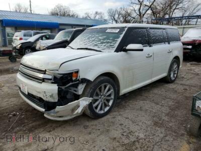 2014 Ford FLEX Limited, белый — VIN 2FMGK5D85EBD04318, Copart