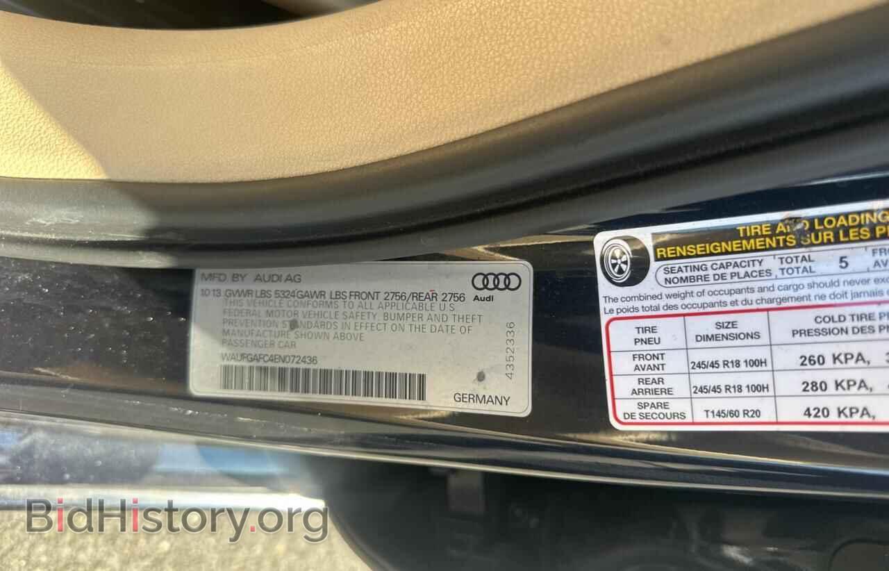 2014 AUDI A6 - VIN: WAUFGAFC4EN072436 - Photo 10
