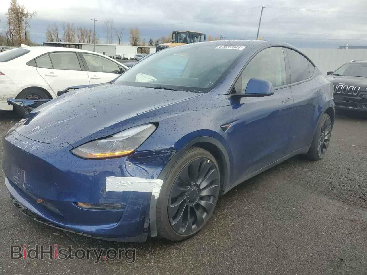 Photo 7SAYGDEF2NF400074 - TESLA MODEL Y 2022