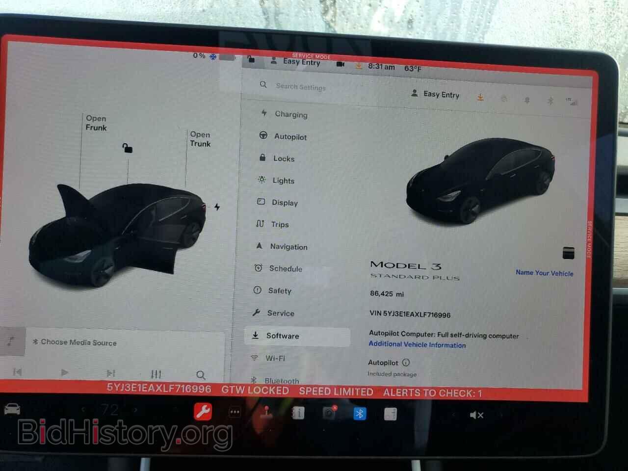 2020 TESLA MODEL 3 - VIN: 5YJ3E1EAXLF716996 - Photo 9