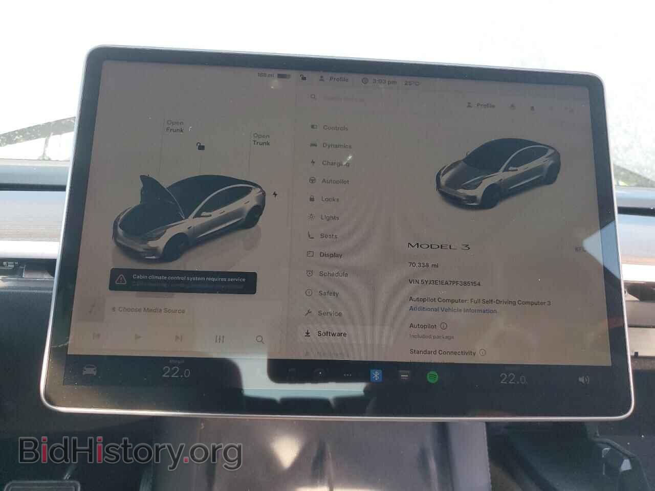 2023 TESLA MODEL 3 - VIN: 5YJ3E1EA7PF385154 - Фото 9
