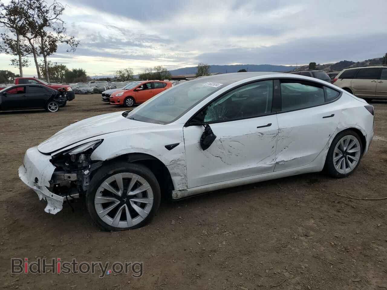 Photo 5YJ3E1EA3MF990803 - TESLA MODEL 3 2021