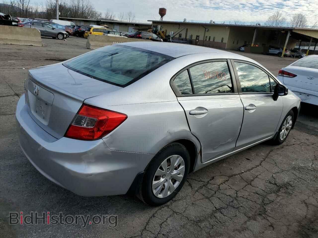 2012 HONDA CIVIC - VIN: 19XFB2F55CE015429 - Фото 3