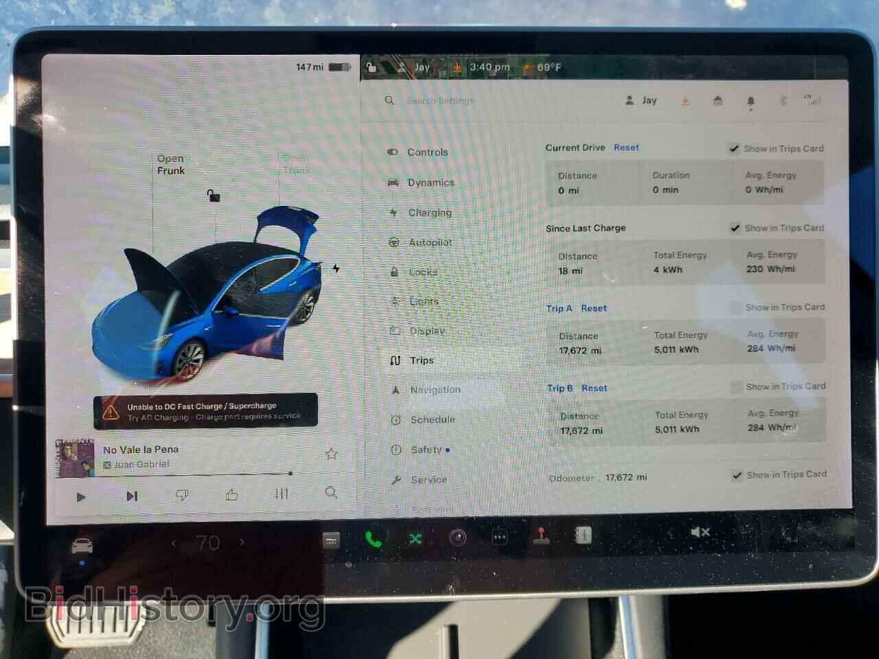 2018 TESLA MODEL 3 - VIN: 5YJ3E1EA7JF164502 - Фото 9