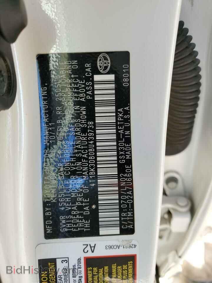 2011 TOYOTA AVALON - VIN: 4T1BK3DB0BU439738 - Фото 12