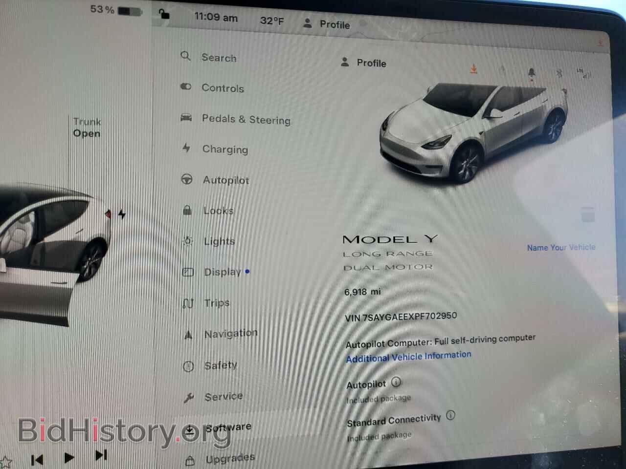 2023 TESLA MODEL Y - VIN: 7SAYGAEEXPF702950 - Фото 9