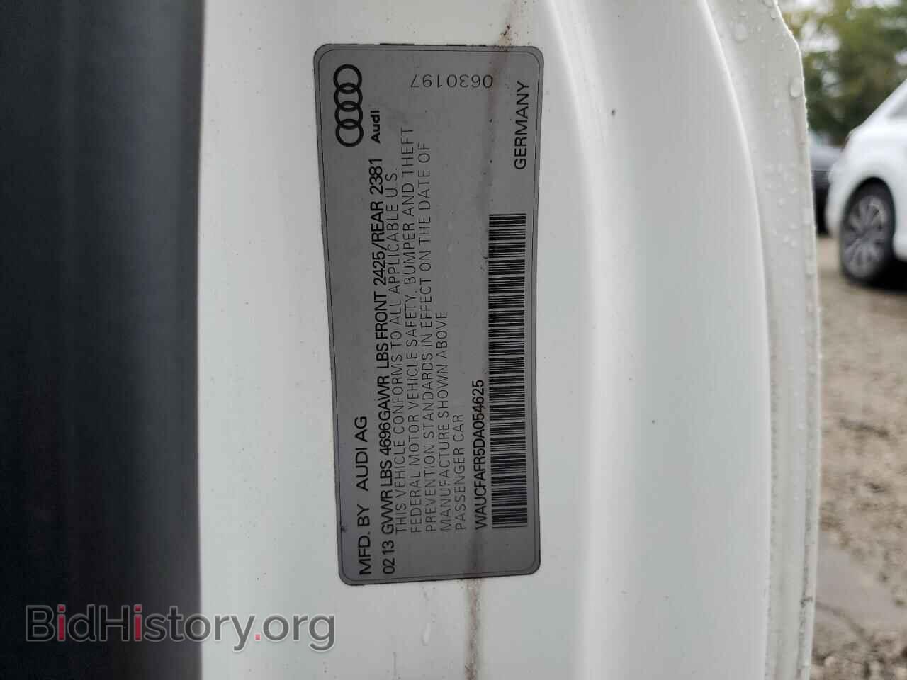 2013 AUDI A5 - VIN: WAUCFAFR5DA054625 - Фото 12