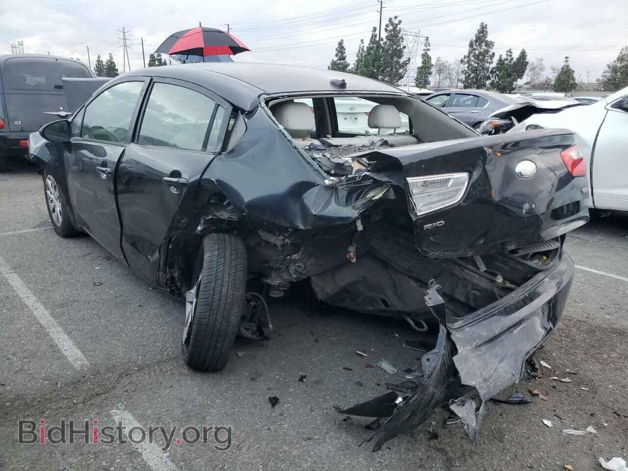 2013 KIA RIO - VIN: KNADM4A30D6292318 - Фото 2